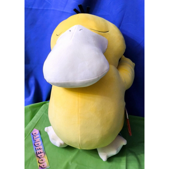 Pokemon Sleeping Psyduck Plush Stuffed Toy 18" Pillow Buddy With Tags - Picture 1 of 5